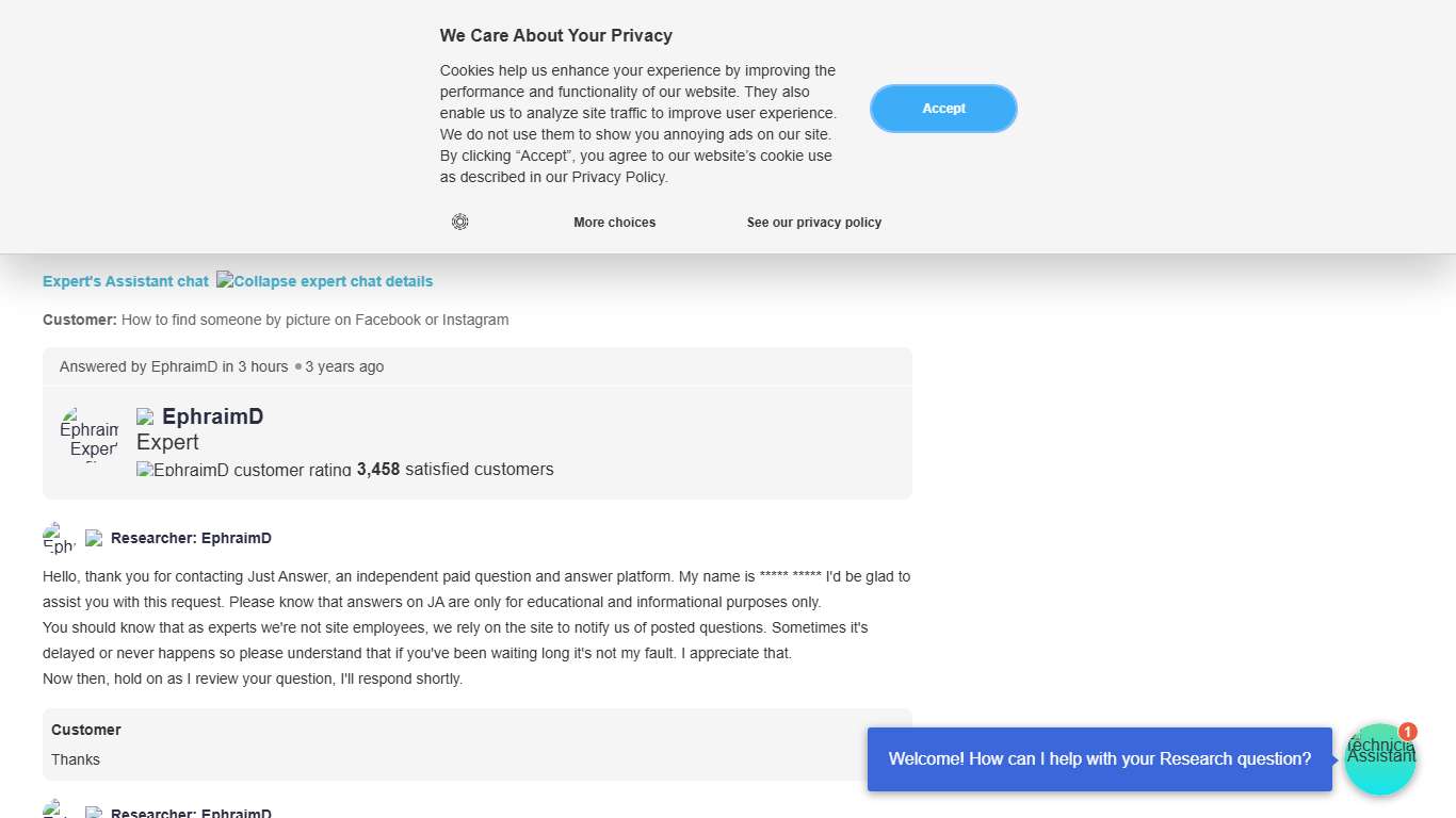 How to find someone by picture on Facebook or Instagram